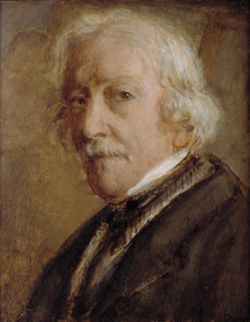 Philipp Veit, Self-Portrait at the Age of Eighty, circa 1873, © GDKE / photo: Ursula Rudischer.